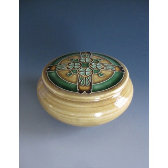 One Acre Ceramics Handmade Pottery Missionary Style Covered Trinket Jar - Picture 10 of 10